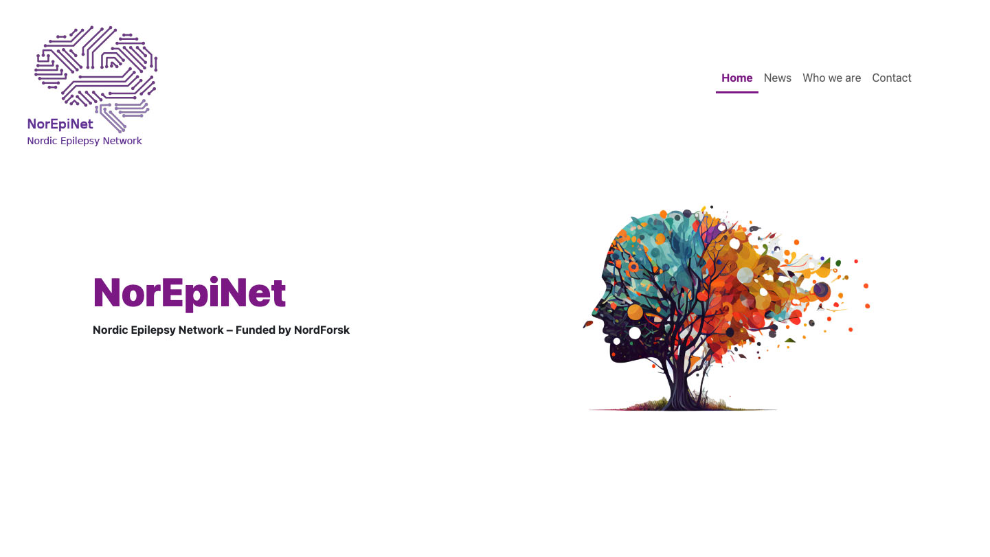 Nordic Epilepsy Network nettside