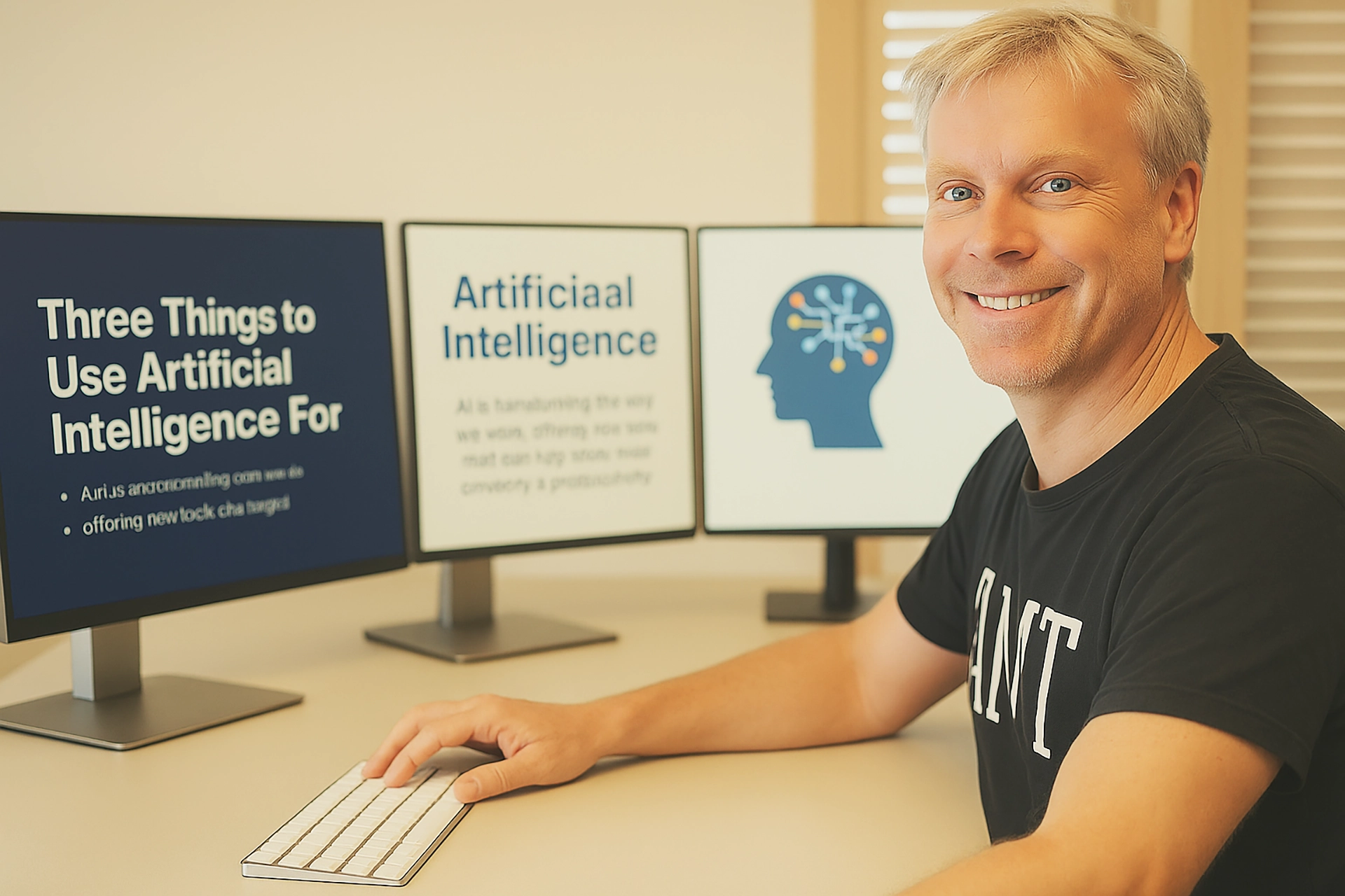 Tre ting du kan bruke kunstig intelligens til